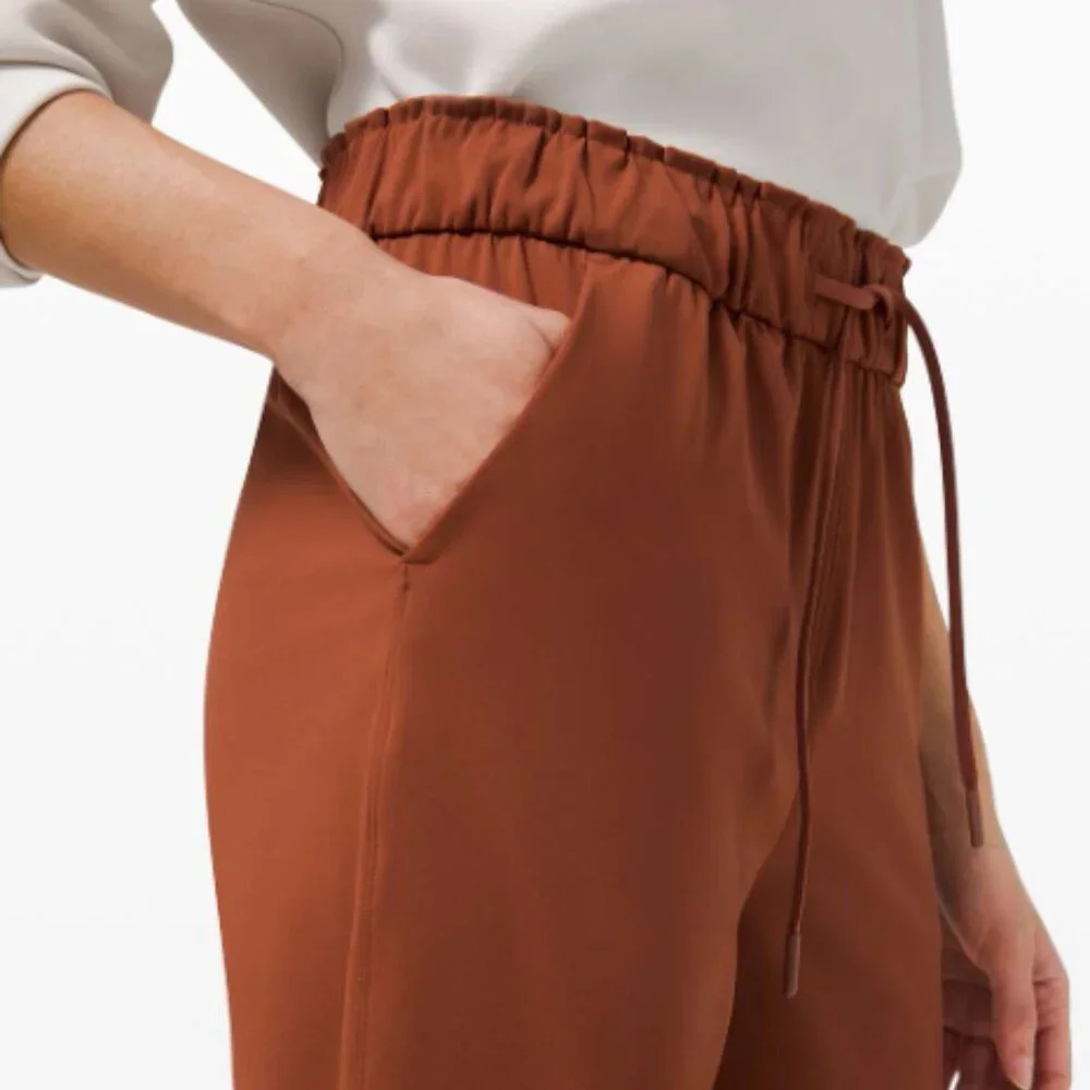 Lululemon Keep Moving Crop High Rise 23" Dark Terracotta SIZE 6 - Picture 11 of 11